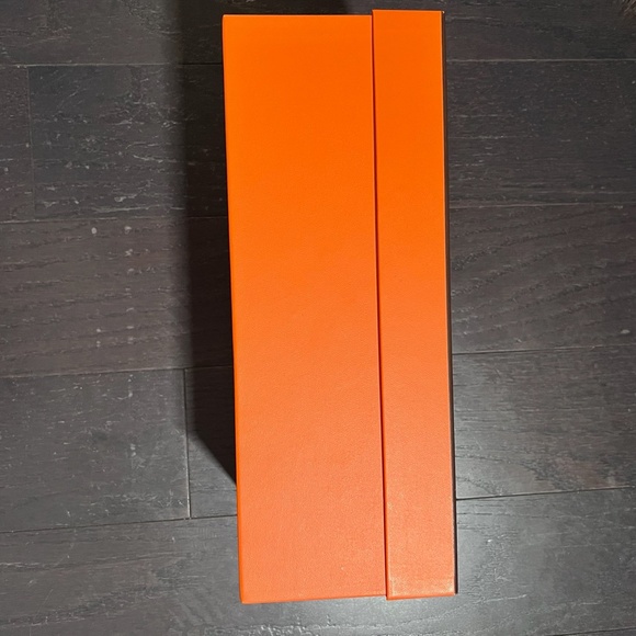 Hermes large size empty box shoe box case decoration storage orange - Picture 2 of 6